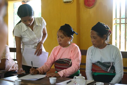 VBSP provide technical assistance for project “Improving livelihoods for poor women through microfinance service