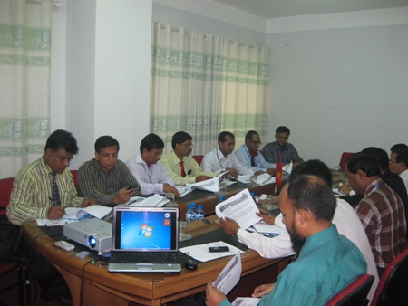 VBSP welcome study delegation from Palli Karma-Sahayak Fund - Bangladesh in June 2012